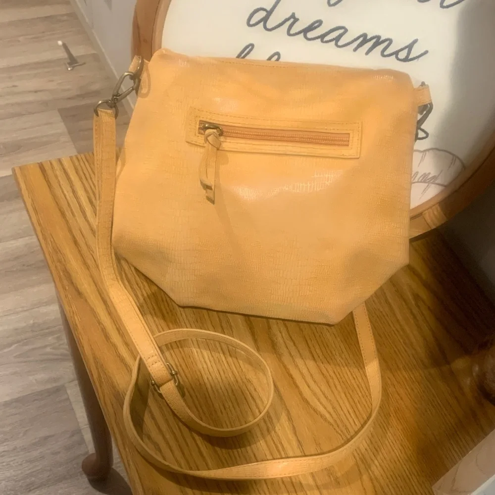 Miche Tan Crossbody Bag